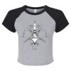 Women's Micro Rib Raglan Baby Tee Thumbnail