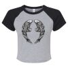 Women's Micro Rib Raglan Baby Tee Thumbnail