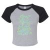 Women's Micro Rib Raglan Baby Tee Thumbnail