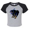 Women's Micro Rib Raglan Baby Tee Thumbnail