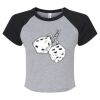 Women's Micro Rib Raglan Baby Tee Thumbnail