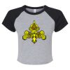 Women's Micro Rib Raglan Baby Tee Thumbnail