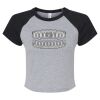 Women's Micro Rib Raglan Baby Tee Thumbnail
