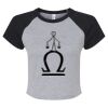 Women's Micro Rib Raglan Baby Tee Thumbnail