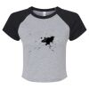 Women's Micro Rib Raglan Baby Tee Thumbnail