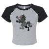 Women's Micro Rib Raglan Baby Tee Thumbnail