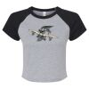 Women's Micro Rib Raglan Baby Tee Thumbnail