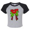 Women's Micro Rib Raglan Baby Tee Thumbnail