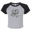 Women's Micro Rib Raglan Baby Tee Thumbnail