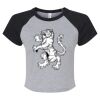 Women's Micro Rib Raglan Baby Tee Thumbnail