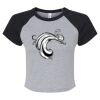 Women's Micro Rib Raglan Baby Tee Thumbnail