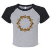 Women's Micro Rib Raglan Baby Tee Thumbnail