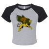 Women's Micro Rib Raglan Baby Tee Thumbnail