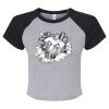 Women's Micro Rib Raglan Baby Tee Thumbnail