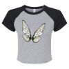 Women's Micro Rib Raglan Baby Tee Thumbnail
