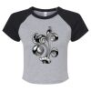 Women's Micro Rib Raglan Baby Tee Thumbnail