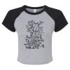 Women's Micro Rib Raglan Baby Tee Thumbnail