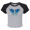 Women's Micro Rib Raglan Baby Tee Thumbnail