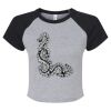 Women's Micro Rib Raglan Baby Tee Thumbnail