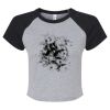 Women's Micro Rib Raglan Baby Tee Thumbnail