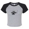 Women's Micro Rib Raglan Baby Tee Thumbnail