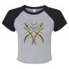 Women's Micro Rib Raglan Baby Tee Thumbnail