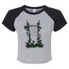 Women's Micro Rib Raglan Baby Tee Thumbnail