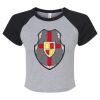 Women's Micro Rib Raglan Baby Tee Thumbnail