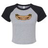 Women's Micro Rib Raglan Baby Tee Thumbnail