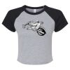Women's Micro Rib Raglan Baby Tee Thumbnail