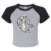 Women's Micro Rib Raglan Baby Tee Thumbnail