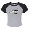 Women's Micro Rib Raglan Baby Tee Thumbnail