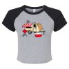 Women's Micro Rib Raglan Baby Tee Thumbnail