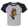 Women's Micro Rib Raglan Baby Tee Thumbnail