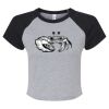 Women's Micro Rib Raglan Baby Tee Thumbnail