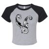 Women's Micro Rib Raglan Baby Tee Thumbnail