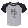 Women's Micro Rib Raglan Baby Tee Thumbnail