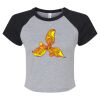 Women's Micro Rib Raglan Baby Tee Thumbnail