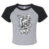 Women's Micro Rib Raglan Baby Tee Thumbnail