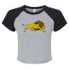 Women's Micro Rib Raglan Baby Tee Thumbnail