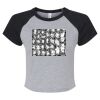 Women's Micro Rib Raglan Baby Tee Thumbnail