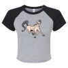 Women's Micro Rib Raglan Baby Tee Thumbnail