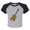 Women's Micro Rib Raglan Baby Tee Thumbnail