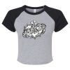 Women's Micro Rib Raglan Baby Tee Thumbnail