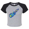 Women's Micro Rib Raglan Baby Tee Thumbnail