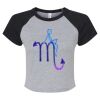 Women's Micro Rib Raglan Baby Tee Thumbnail