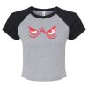 Women's Micro Rib Raglan Baby Tee Thumbnail