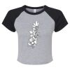 Women's Micro Rib Raglan Baby Tee Thumbnail