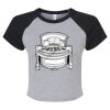 Women's Micro Rib Raglan Baby Tee Thumbnail
