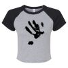 Women's Micro Rib Raglan Baby Tee Thumbnail